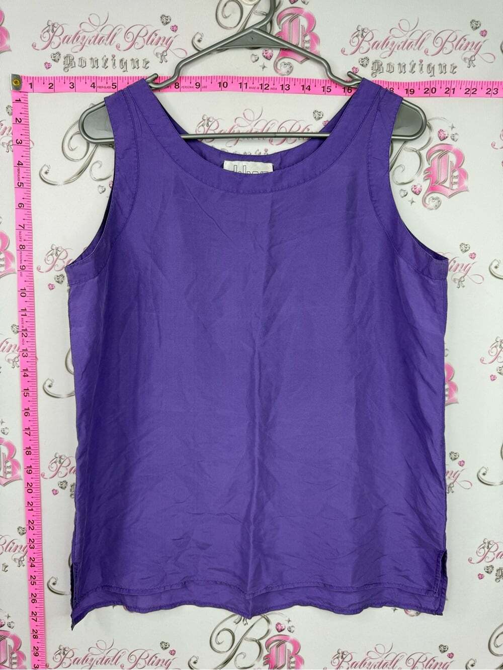 DALMYS TANK TOP purple Lightweight Purple Sleeveless Tank Top